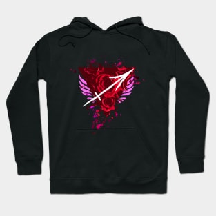 Sagittarius - Red Roses Hoodie